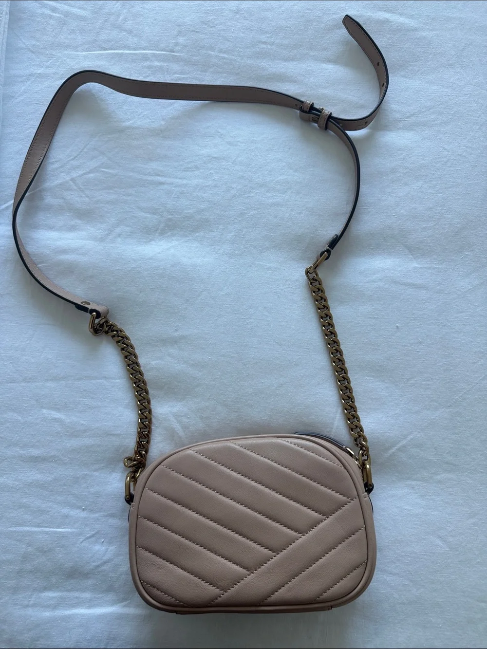 Tory Burch compact quilted